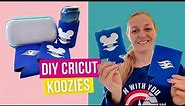Cricut DIY Koozies: Personalised Can Cooler Tutorial