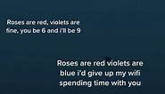 #zyxcba #fypシ #Rizz #rosesareredvioletsareblue #pickupline #viral | Roses Are Red Violets Are Blue
