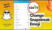 How to Change Snapstreaks Emoji 🔥 Snapchat Streaks