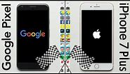 Google Pixel XL vs. iPhone 7 Plus Speed Test