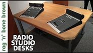 Making The Radio Station Studio Desks