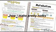 How I Make Pretty Notes! 💕