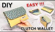 DIY DOUBLE CLUTCH WALLET | Easy Purse Bag Sewing Tutorial [sewingtimes]