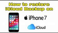 How to Backup iPhone 7 to iCloud (iCloud Backup)