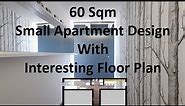 60 Sqm Small Apartment Design With Interesting Floor Plan