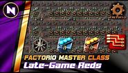 Late Game ADVANCED (RED) CIRCUITS with Modules and Beacons | Factorio Tutorial/Guide/How-to