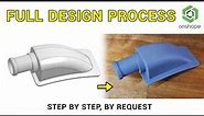 Complex design from start to finish - 3D design for 3D printing pt11
