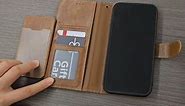 2 in 1 iPhone 14/14 Pro/14 Pro Max/14 Plus Leather Wallet Case Detachable Flip Case Card Holders