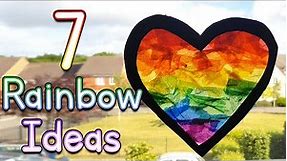 7 Rainbow Craft Ideas! 🌈