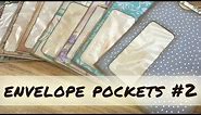 How to make window envelope pockets | Junk Journal ideas