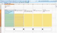 SIPOC Diagram - creating a template in Excel