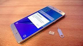 Samsung Galaxy Note 5 - How To Insert SIM Card EASILY!