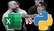 Python Vs. Excel Users Be Like...