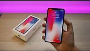 iPhone X Space Grey - Unboxing & Setup