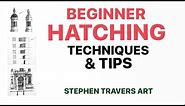 Beginner Hatching Techniques and Tips For Pen - How to Know What Sort of Lines to Use