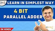 4 bit parallel adder ripple carry added designing implementation circuit diagram disadvantages