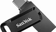 SanDisk 64GB Ultra Dual Drive Go USB Type-C Flash Drive, Black - SDDDC3-064G-G46