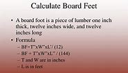 PPT - Calculate Board Feet PowerPoint Presentation, free download - ID:3812814