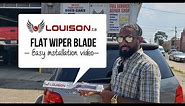 Flat Wiper Installation - U or J hook