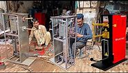 An Amazing Technical Spot Welding Machine Making at Road Factory Mass Production