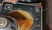 What's inside Vintage Stereo Speakers Panasonic Thrusters