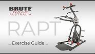 RAPT Leverage Gym Exercise Guide - 50 Exercises by BRUTEforce®