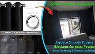JoyDeco Blackout Drapes Review - Thermal Room Darkening Curtains on a Budget - Blackout Curtains