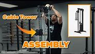 Bells Of Steel Cable Tower with Weight Stacks | ASSEMBLY