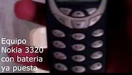 Nokia 3320 unboxing Enero 2016