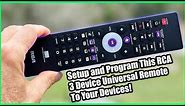 Programming This RCA 3 Device Platinum Pro Universal Remote To Your Devices!