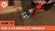 How To: Use a Hydraulic Swage Tool To Crimp Stainless Wire Balustrade Fittings | HAMMERSMITH