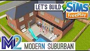 Sims FreePlay - Let's Build a Modern Suburban House (Live Build Tutorial)
