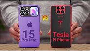 iPhone 15 Pro Max vs Tesla Phone Pi ♥️ SPEC WORLD