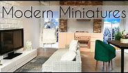 DIY Miniatures: Modern Living Room