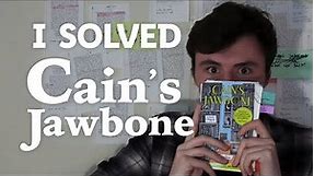 how I solved Cain's Jawbone (the TikTok murder mystery book)
