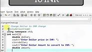 C++ program to Convert Doller to INR(basic) | #shorts #cpp #code