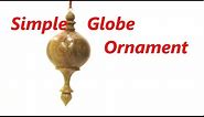How to Turn a Simple Globe Ornament
