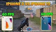 iPhone 8 vs iPhone 13 HD Graphic Pubg Test 🔥/ iPhone 8 Pubg Test in 2024