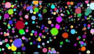 flying colored bubbles background - free HD overlay / transition