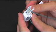 How to Thread a Delmar, Kirsch and Levolor Cellular Shade Cord Lock