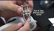 Eye and Jaw Swivel - Stainless Steel