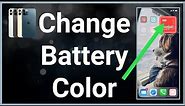How To Change Battery Color (iPhone)