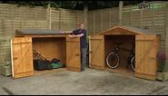 Compact Garden Storage Sheds & Small-Space Solutions from The Shed-Plus Small Storage Range