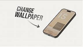 How to Change Wallpaper on iPhone 15 (tutorial)