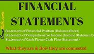 The Financial Statements & their Relationship / Connection | Explained with Examples