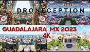 4K Guadalajara Centro Historico by drone, Mexico 2023