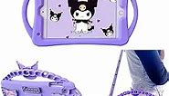 for iPad 10th Generation Case for Kids Girls, iPad 10th 10.9 inches Case with Wallet, Shoulder Strap, Kickstand,Soft Tablet Cases Kids Girls for iPad 10th Generation 10.9'' Cute (Purple)