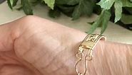 Handmade Real 14k Gold Filled Bangle Bracelet for Women