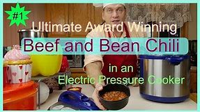 Ultimate Award Winning Beef and Bean Chili Recipe in a Pressure Cooker - Pressure Cooker Chili