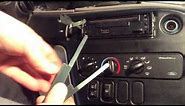 How to Remove and Replace a Car Stereo Radio (Panasonic)